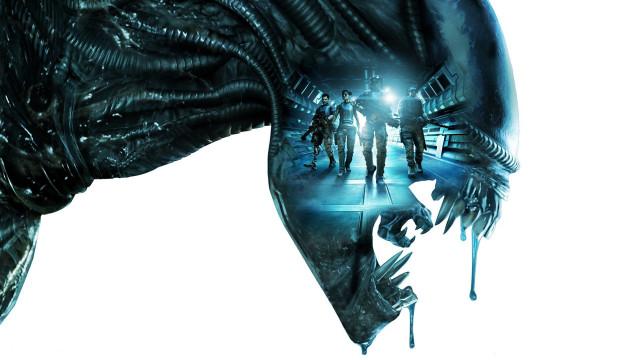 Alien head people walking background free wallpaper - medium preview image