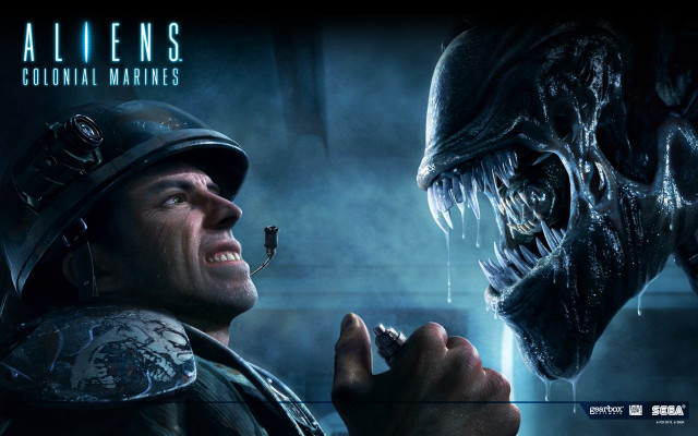 Man helmet alien head dark free wallpaper - medium preview image