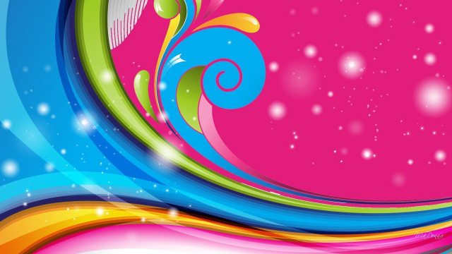 Colorful abstract background swirl design free wallpaper - medium preview image