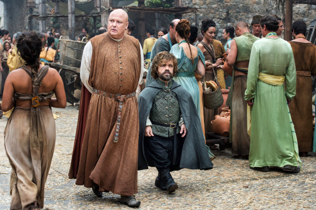 Medieval costumes town square brown free wallpaper - medium preview image