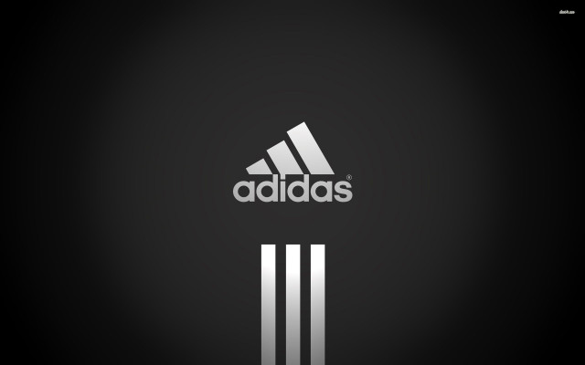 Adidas logo black white stripe free wallpaper - medium preview image