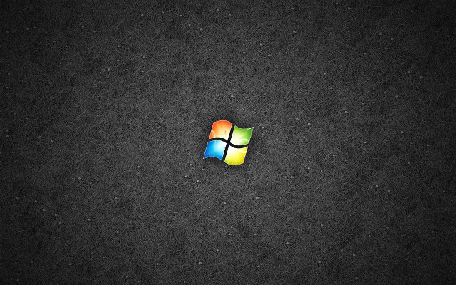Windows logo black background white #2 free wallpaper - medium preview image