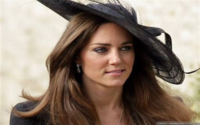 Woman black hat feather necklace free wallpaper - medium preview image