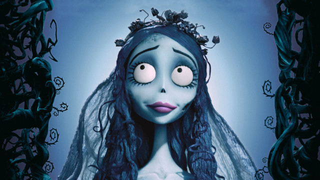 Creepy corpse bride veil flowers free wallpaper - medium preview image