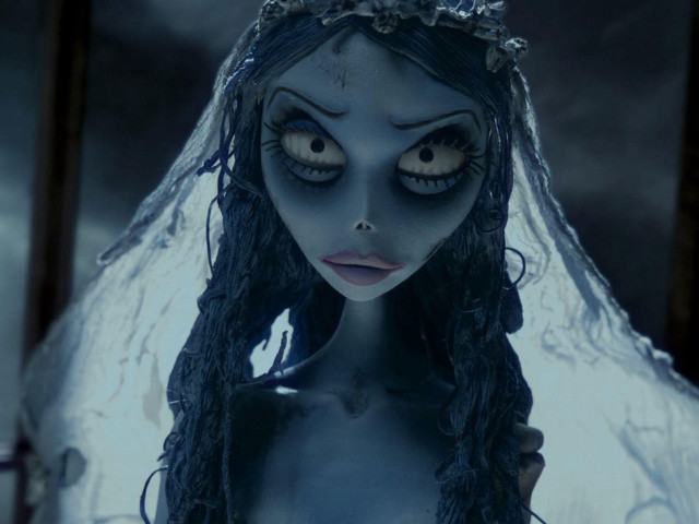Creepy woman long hair veil free wallpaper - medium preview image
