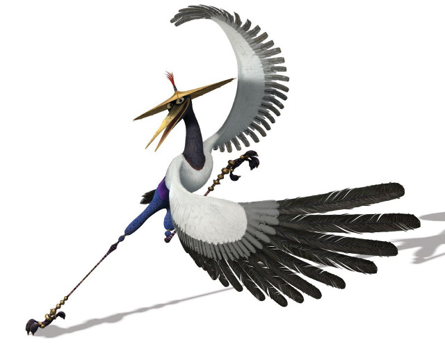 Long neck tail bird angel free wallpaper - medium preview image