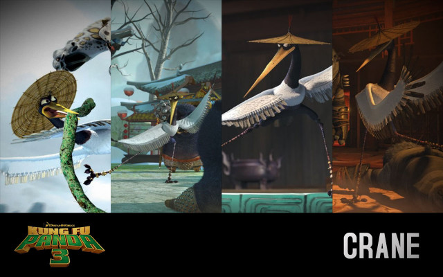 Cranee 3 animated birds cranes free wallpaper - medium preview image