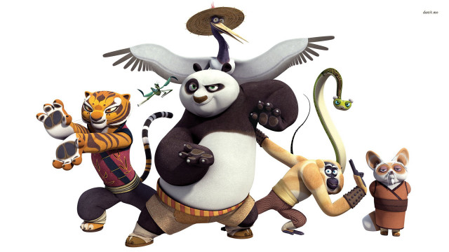 Animated animals dancing cartoon white free wallpaper - medium preview image