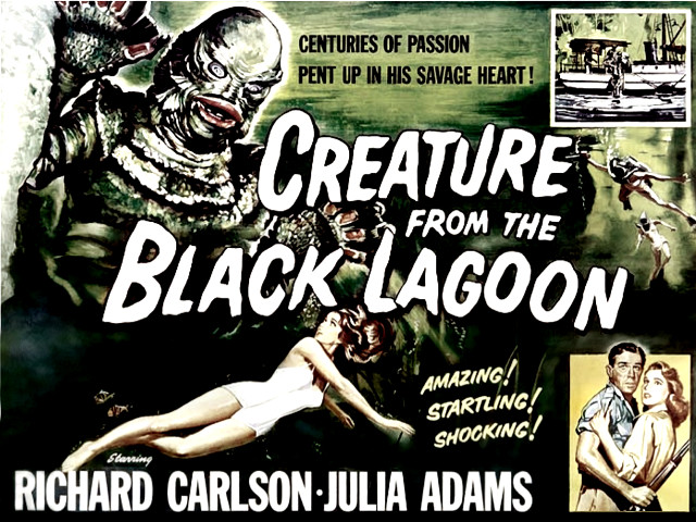 Creature black lagoon poster julia free wallpaper - medium preview image