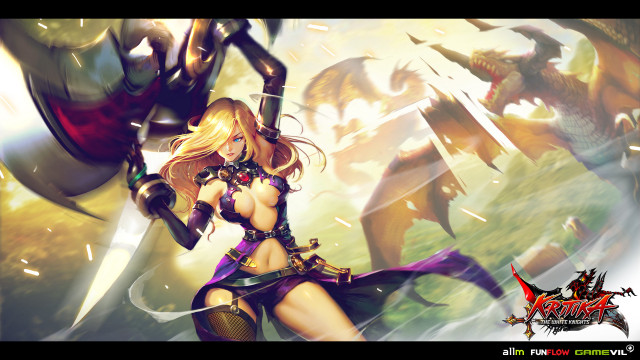 Woman costume sword giant demon free wallpaper - medium preview image