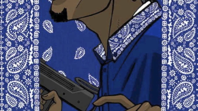 Man holding gun bandana left free wallpaper - medium preview image