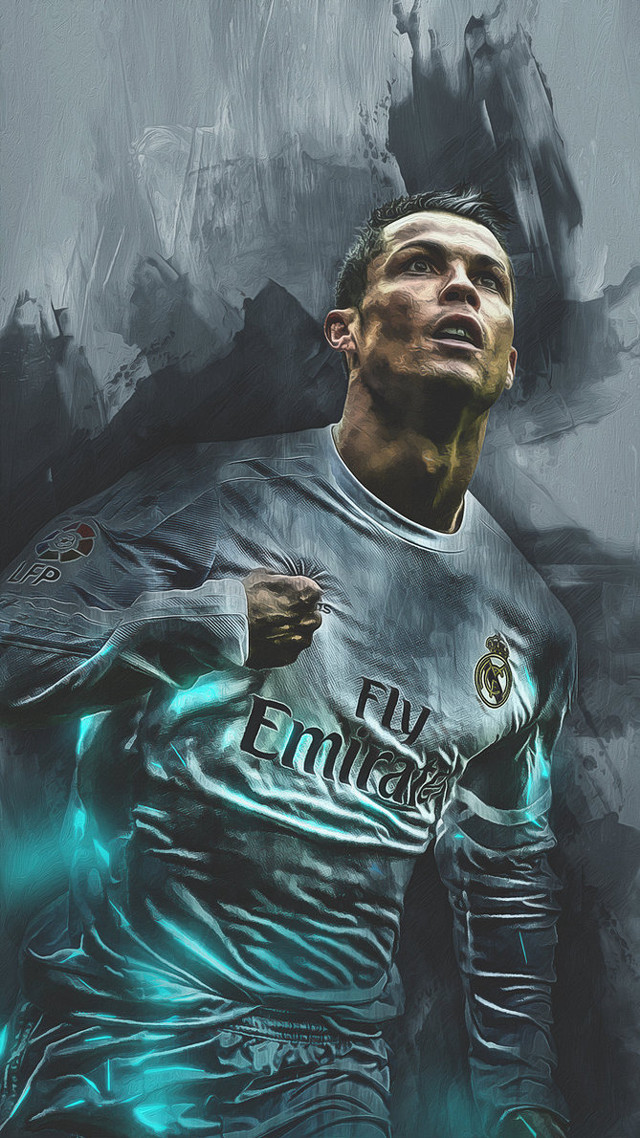 Soccer man glowing realism rain free wallpaper - medium preview image