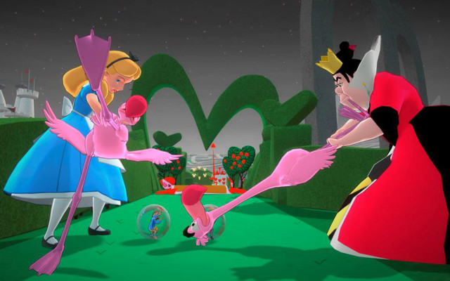 Princess frog playing ball park free wallpaper - medium preview image