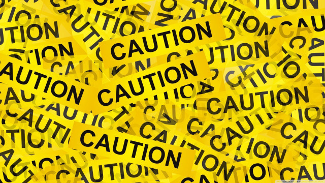 Caution signs yellow tape black free wallpaper - medium preview image