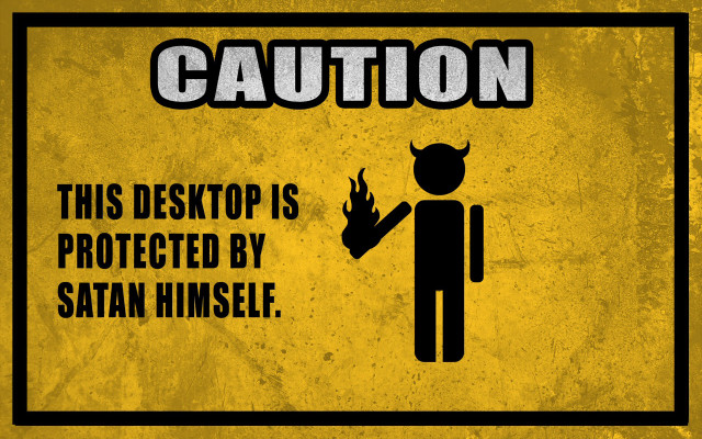 Yellow sign person fire extinguisher free wallpaper - medium preview image