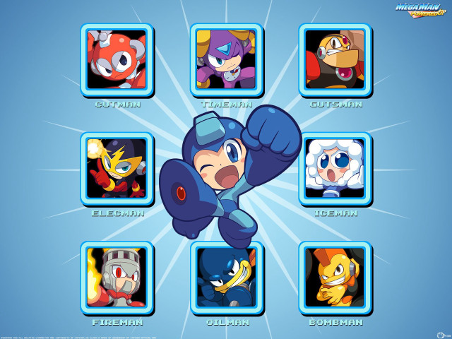 Cartoon character multiple avatars colorful free wallpaper - medium preview image