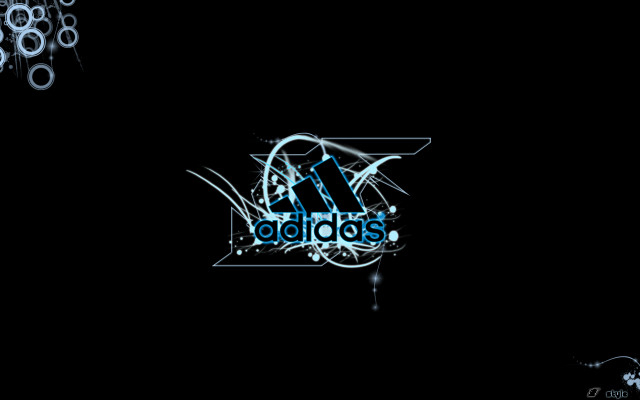 Black background blue white logo #11 free wallpaper - medium preview image