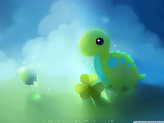 Green turtle green field clover free wallpaper - medium preview image