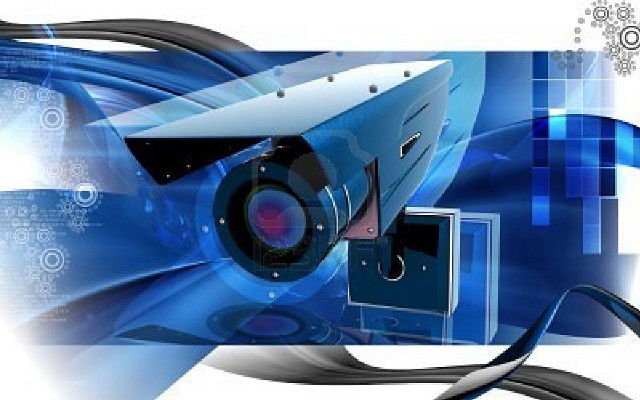 Blue white abstract background camera free wallpaper - medium preview image