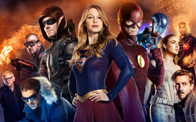 Costume group fire flames background free wallpaper - medium preview image