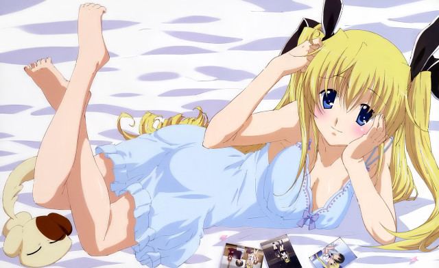 Alice prin laying bed stuffed free wallpaper - medium preview image