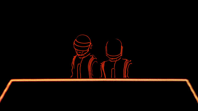 Neon bench night red light free wallpaper - medium preview image