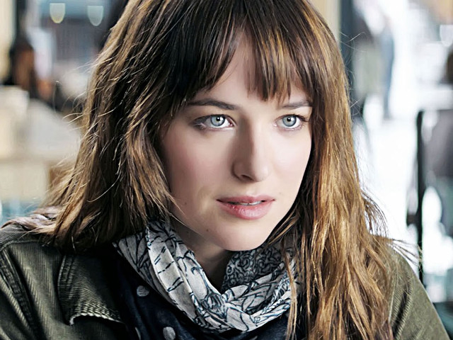 Woman long hair scarf serious free wallpaper - medium preview image