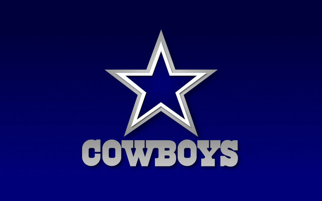 Blue background silver star cowboys #4 free wallpaper - medium preview image