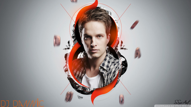 Man red circle background red free wallpaper - medium preview image