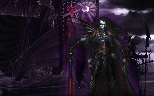 Demonic man gate demon back free wallpaper - medium preview image