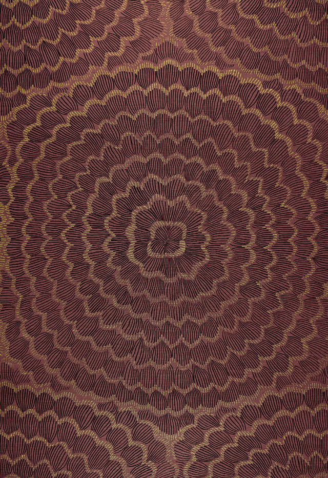 Red gold pattern circular design free wallpaper - medium preview image