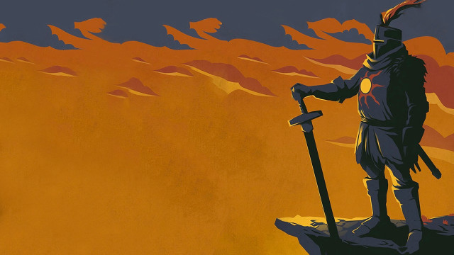 Man suit hat hill sword free wallpaper - medium preview image