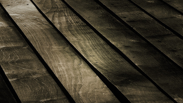 Black white wooden floor clock free wallpaper - medium preview image