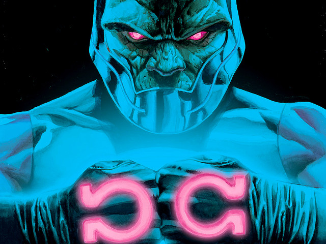 Man neon light chest sign free wallpaper - medium preview image