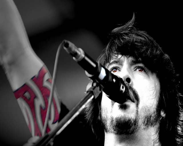 Man beard mustache microphone right free wallpaper - medium preview image