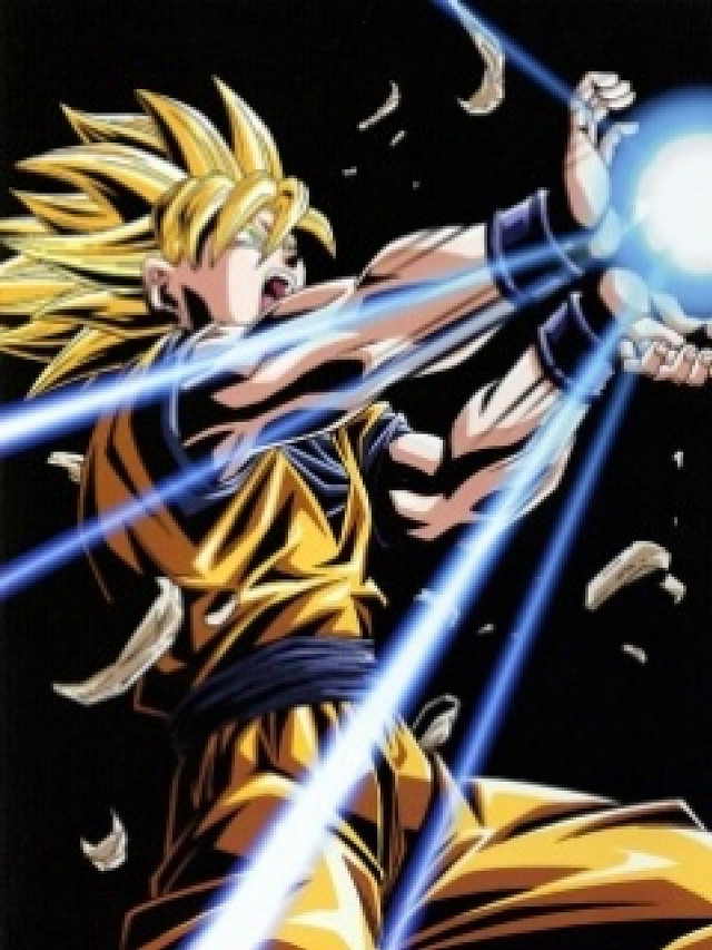 Man holding glowing ball blue free wallpaper - medium preview image