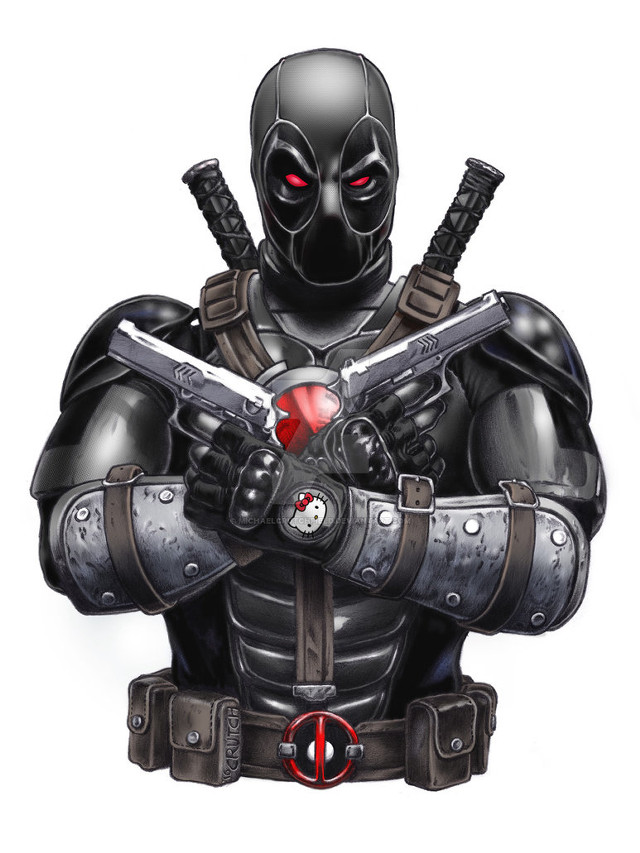 Man black suit holding guns free wallpaper - medium preview image