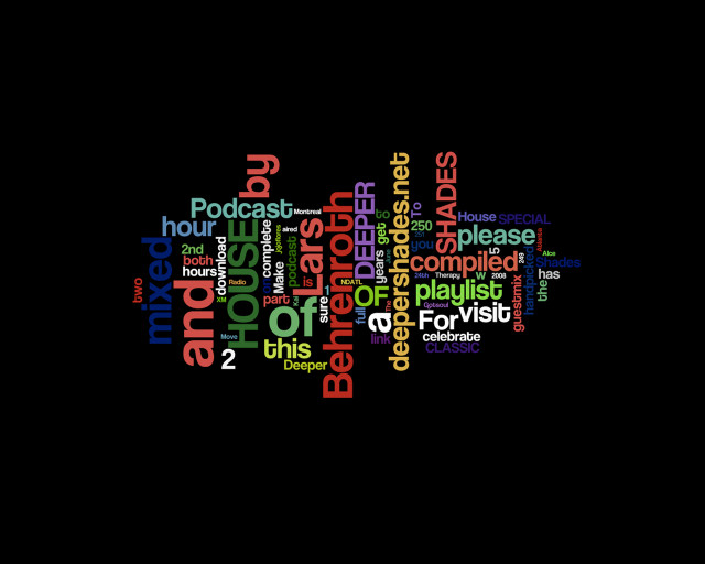 Black background wordcloud multilingual arthouse free wallpaper - medium preview image