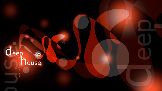 Red black background deep house #2 free wallpaper - medium preview image