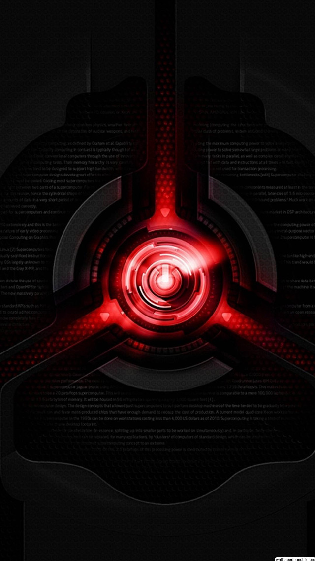 Dark red light circular design free wallpaper - medium preview image