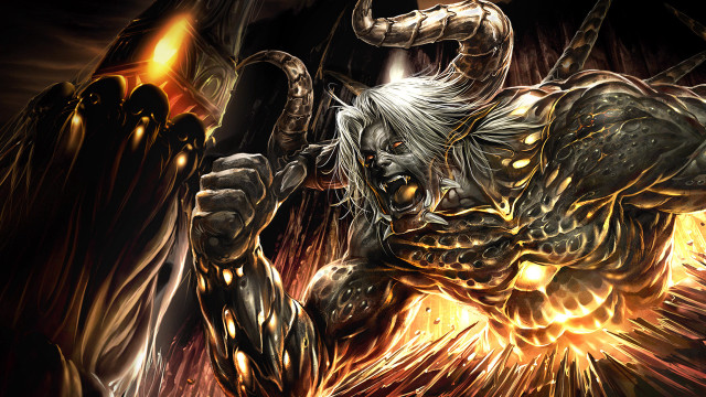 Demonic creature with a huge free wallpaper - medium preview image