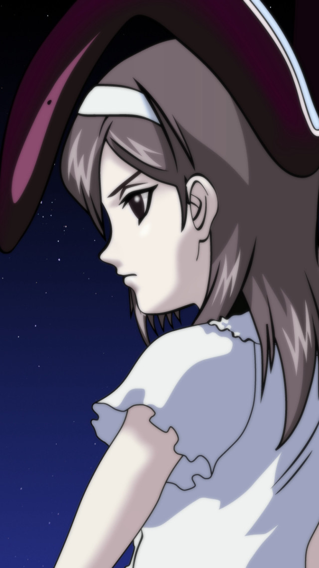 Girl hat sky night stars free wallpaper - medium preview image