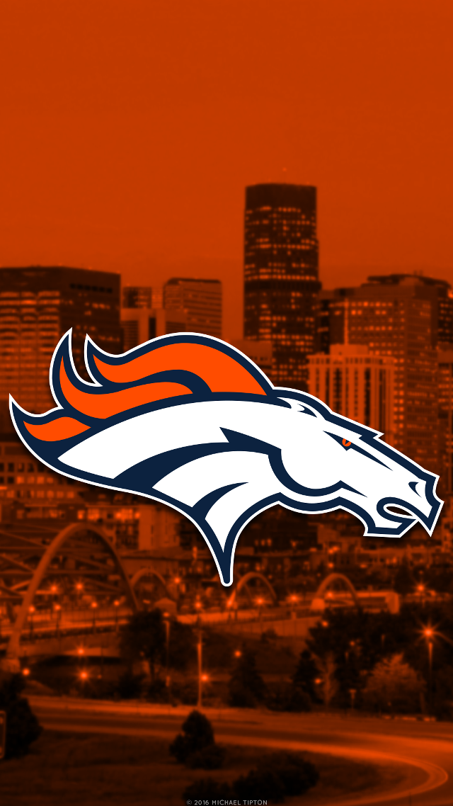 Denver football team skyline architecture free wallpaper - medium preview image
