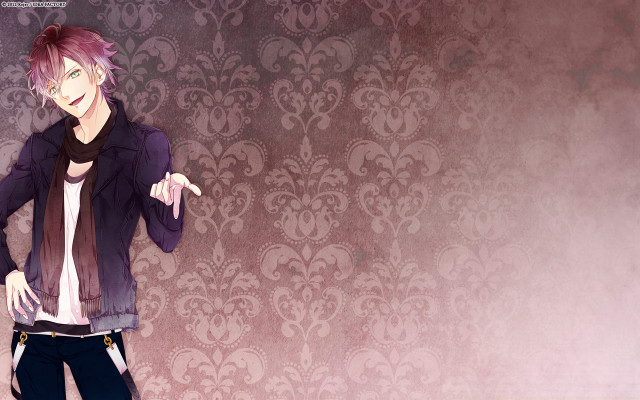 Man pink hair black jacket free wallpaper - medium preview image