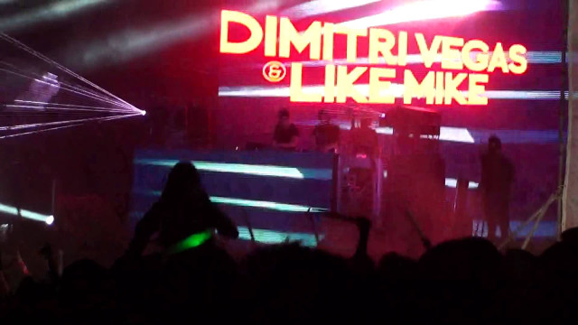 Dimterlivegas band stage neon videoart free wallpaper - medium preview image