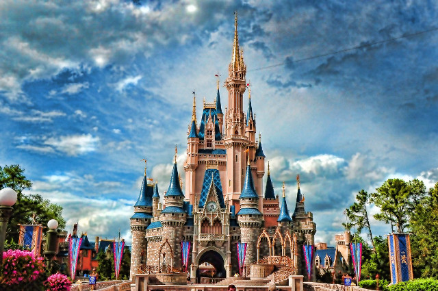 Castle sky background clouds blue free wallpaper - medium preview image