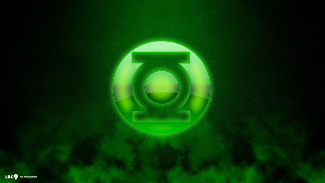 Green lantern logo dark sky free wallpaper - medium preview image
