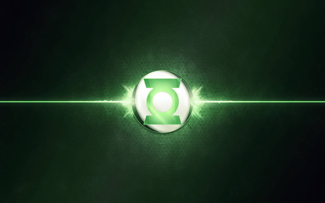 Green lantern logo dark background free wallpaper - medium preview image