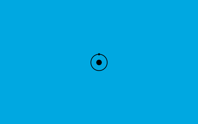 Blue background black circle black #2 free wallpaper - medium preview image