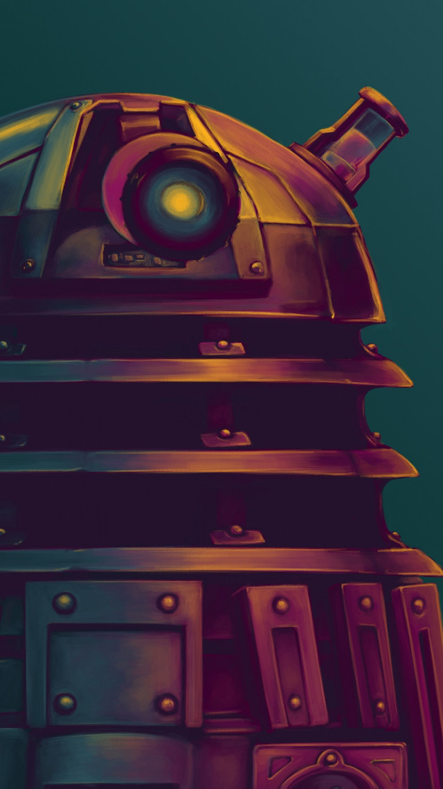 Robot closeup green blue red free wallpaper - medium preview image